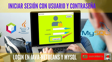 ✅ (5/5) Iniciar sesión con usuario y contraseña-Login en Java y MySQL
