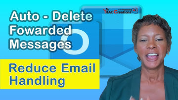Auto Delete Outlook Messages About Someone Forwarding Your Invite
