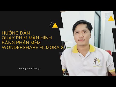 Video cách quay phim màn hình bằng Wondershare Filmora X - youtube
