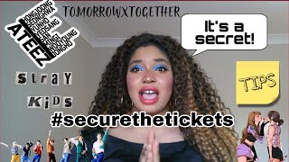 HOW TO SECURE ANY KPOP TICKETS! |8 TRICKS !| How to buy VIP, FLOORS, HI-TOUCH...| ft ATEEZ TOUR 2022