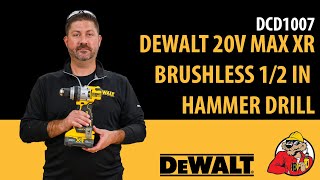 DEWALT 20V MAX XR Brushless Cordless 1/2 Inch Hammer Drill