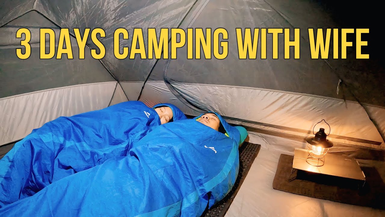 3 Days Couple Camping || 3 Days Camping with My Wife