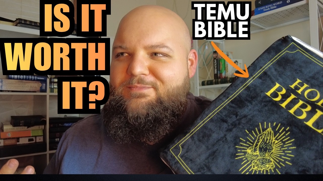 I bought the Cheapest Bible on TEMU! | The Pillow Bible