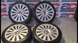 Volkswagen Passat Caddy Golf 5x112 17 Inch Macau Alloy Wheels 3c0601025g
