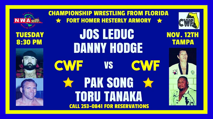 Danny Hodge & Jos LeDuc vs Pak Song & Toru Tanaka ...