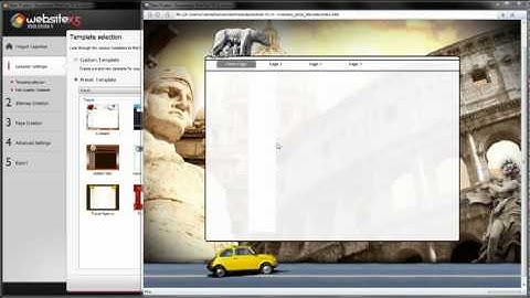 Create a website with WebSite X5 9 - Step 1 - YouTube.flv