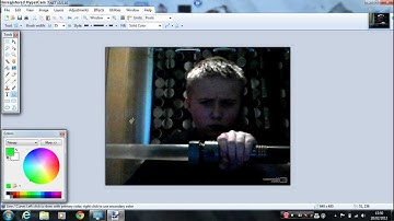 How to make the lightsaber effect on Paint.net.wmv