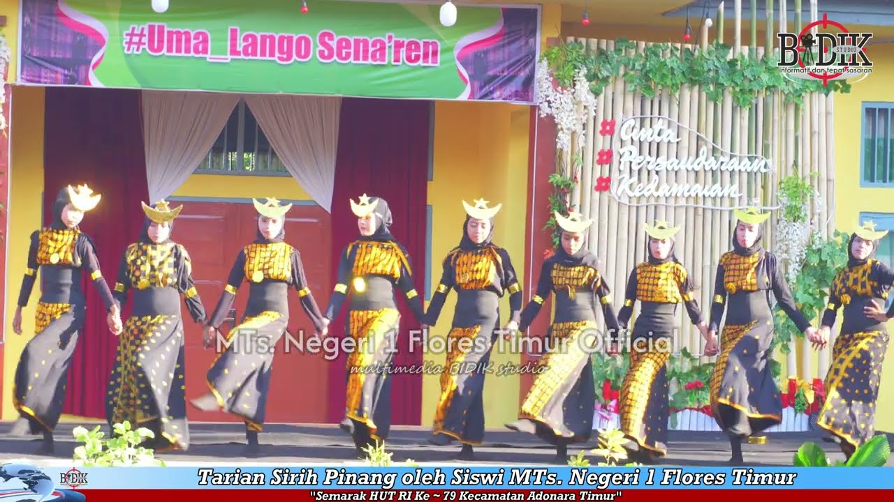 Tarian Sirih Pinang || MTs. Negeri 1 Flores Timur || Semarak HUT RI Ke ~ 79