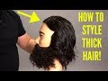 How to Style Longer Thick Hair - TheSalonGuy