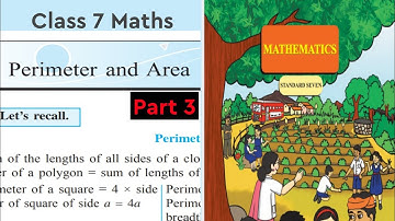 Practice Set 46 Perimeter and Area | chapter 12 class 7 | Part 3 | Maharshtra Board