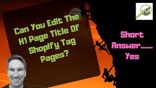 Can You Edit The H1 Page Title On Shopify Tag Pages