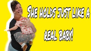How does Pickle hold? Feeding & Changing Reborn Baby Dolls| Outing with Reborn| nlovewithreborns2...