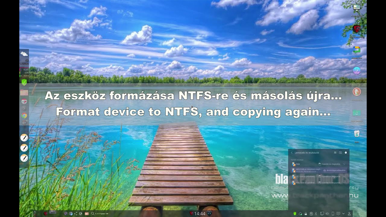 Nagy fájlok másolása USB adathordozóra egyszerűen