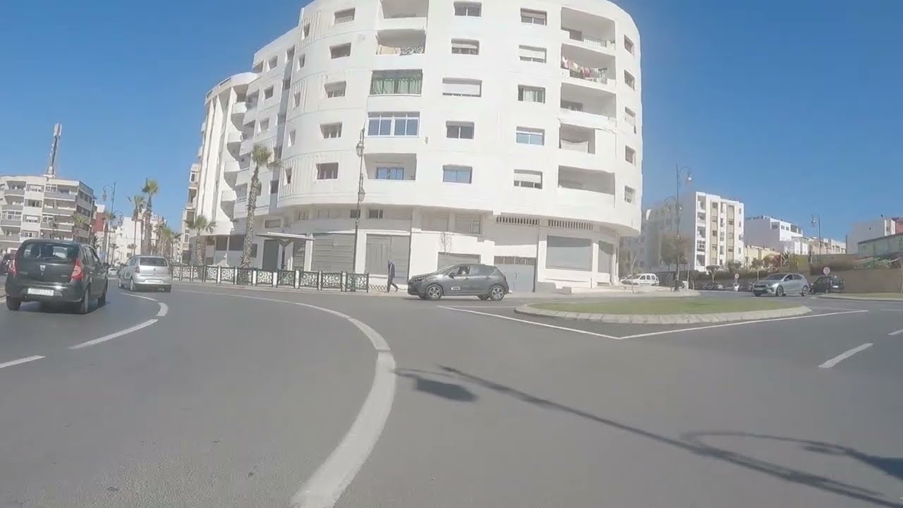 Road trip Rabat , Morocco Coastal road 🇲🇦 جولة في مدينة الرباط ، حي المحيط ، الطريق الساحلية