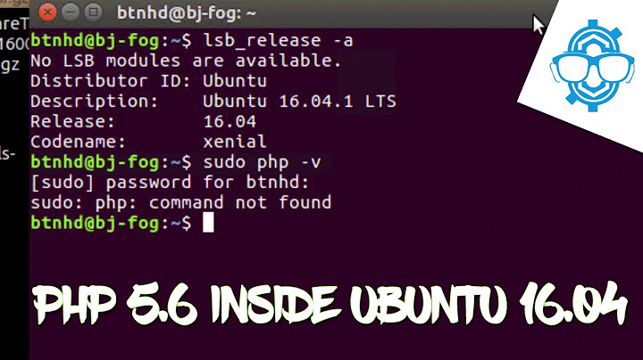 Install PHP 5.6 on Ubuntu 16.04!