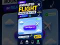 Build an Animated Flight Booking Button in React 🚀✈️ | CSS Animation Tutorial #reactjs #react