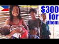 Giving $300.00 to These Humble Filipino Siblings Who Live in Poverty in the Philippines. Helping