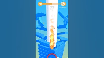 Stack Ball Gameplay || Level 70 || #shorts #trendingshorts #ytshorts