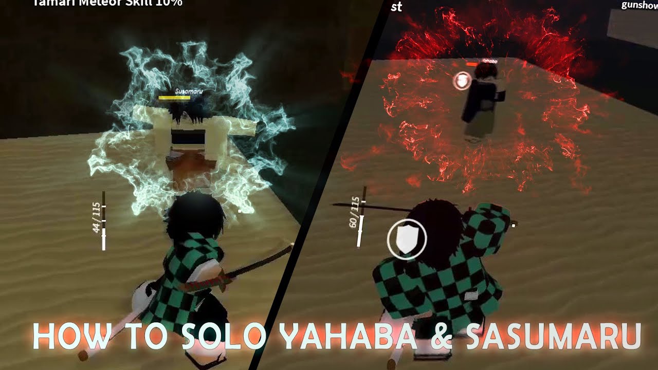 Project Slayers How to Solo Yahaba and Sasumuru [HARD & EASY METHOD ...