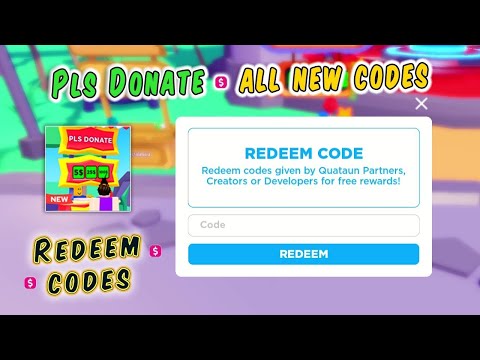 Pls Donate Added 5 NEW SECRET CODES (Roblox 2023) 