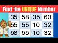 Find the Unique Number | Daily Brain Puzzle Challenge