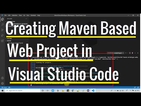 Video: Bagaimana cara membuat proyek Maven menggunakan kode Visual Studio?