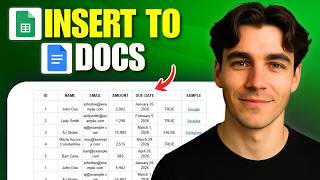 How To Insert Google Sheets Into Google Docs (Tutorial 2026)