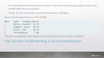 Handling IndexErrors in Pandas: Adding Player Positions in a Fantasy Football Dataset