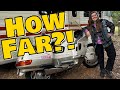 Biker Babe Travels across US - TO CAMP?