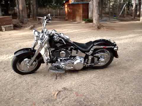  Harley Davidson Fatboy Evo 1340 Sound YouTube