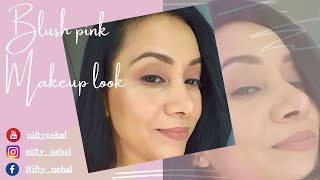 Blush pink makeup look / Makeup ideas / #niftynehal