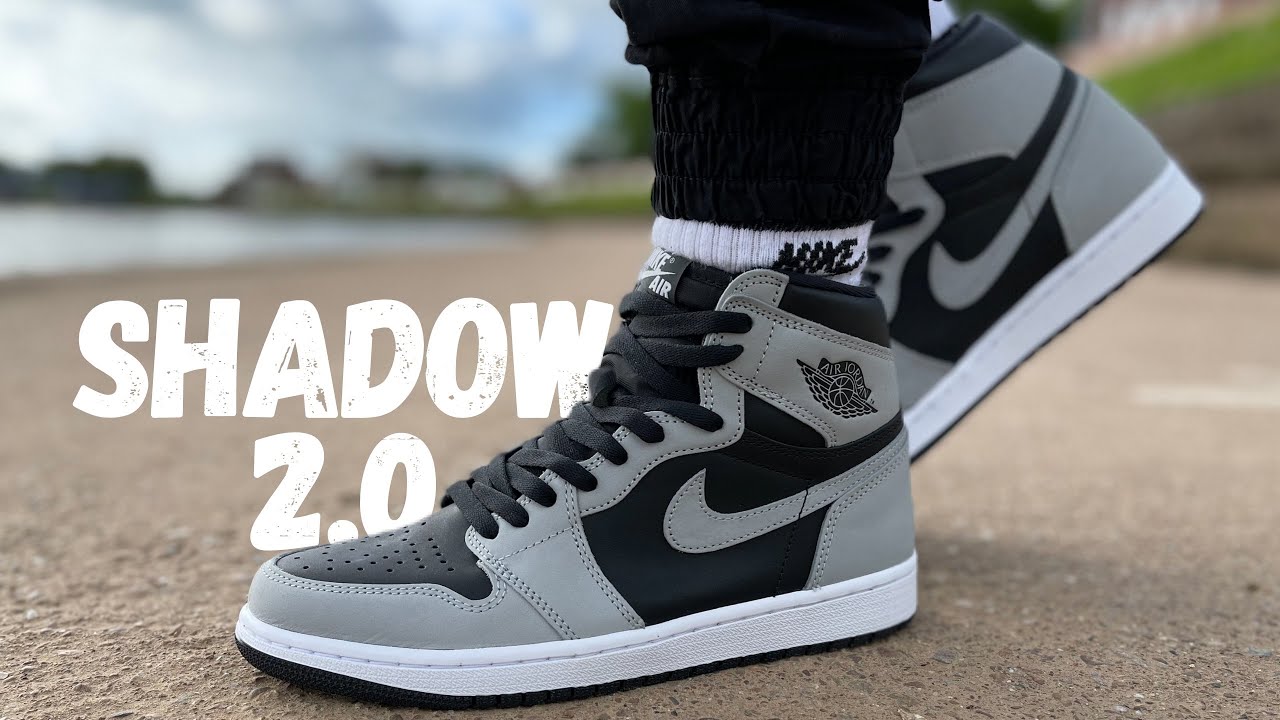 grey and black jordan 1 shadow 2.0