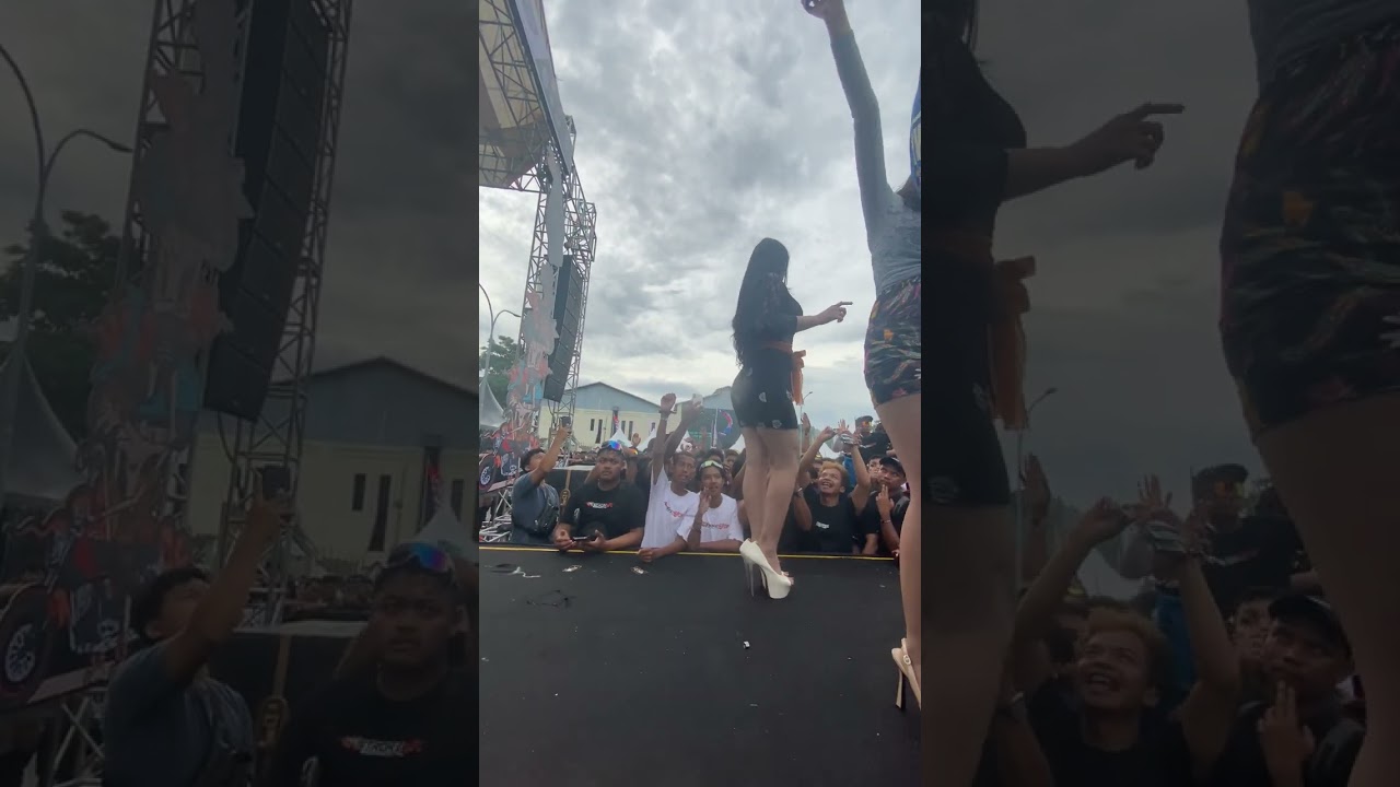 Duet mauut meike yolanda and anggun chantika, two stroke party