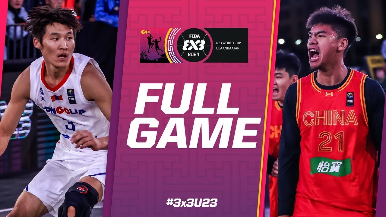 Mongolia 🇲🇳 vs China 🇨🇳 | Men | Full Pool Game | FIBA 3x3 U23 World Cup 2024