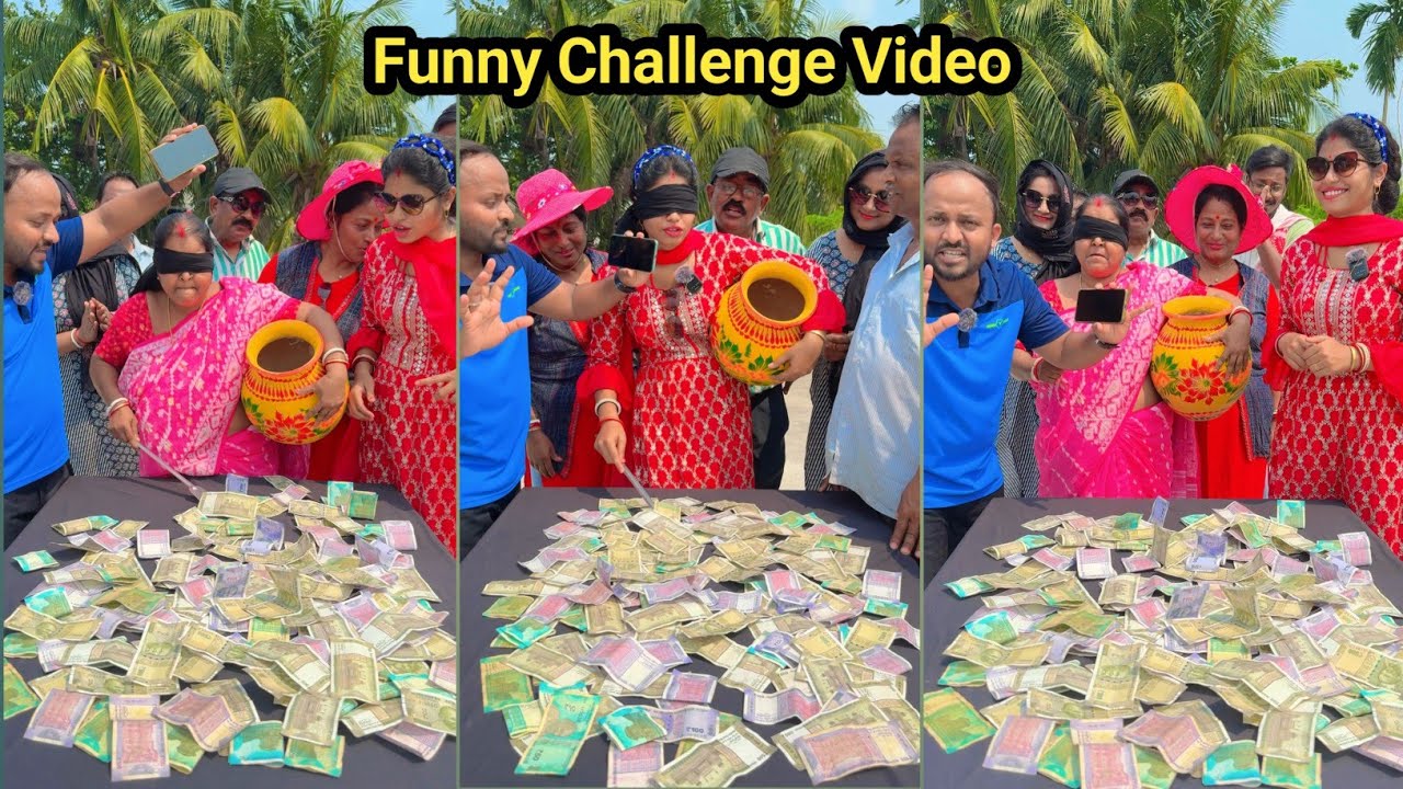 মাত্র 30 সেকেন্ড সময় 😂 Money Collect Funny Challenge Video
