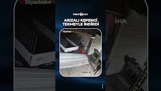 Kapanmayan kepengi tekmeyle indirdi