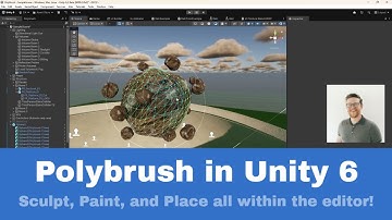 Unity 6 Polybrush Tutorial — Sculpt, Paint, and Build INSIDE Unity!