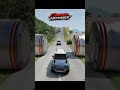 Bruckell Bastion vs Bollards 💥 BeamNG Drive #shorts