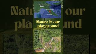 🇵🇬Papua New Guinea Koiari waterfall, Varirata National Park, South east asia Google Earth #mapguide
