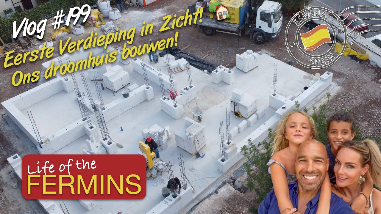 Huis Bouwen in Spanje 🏡 | Bouwupdate I 7e Rij Ytong I  Familie Avonturen 🇪🇸 I Vlog