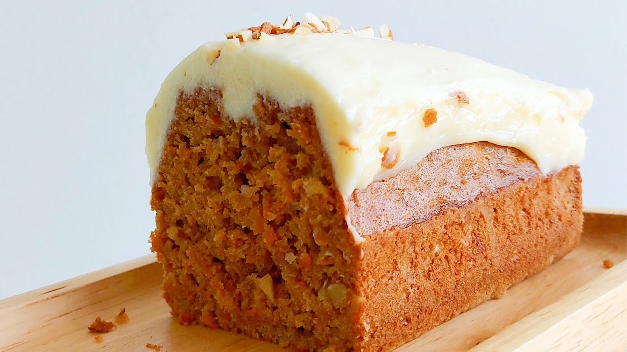 [MM's cafe] Carrot cake เค้กแครอท นุ่มและชุ่มชื้นสุดๆ หม้ออบลมร้อน