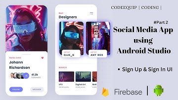 Social media app using Android Studio (Emedia) | Part 2