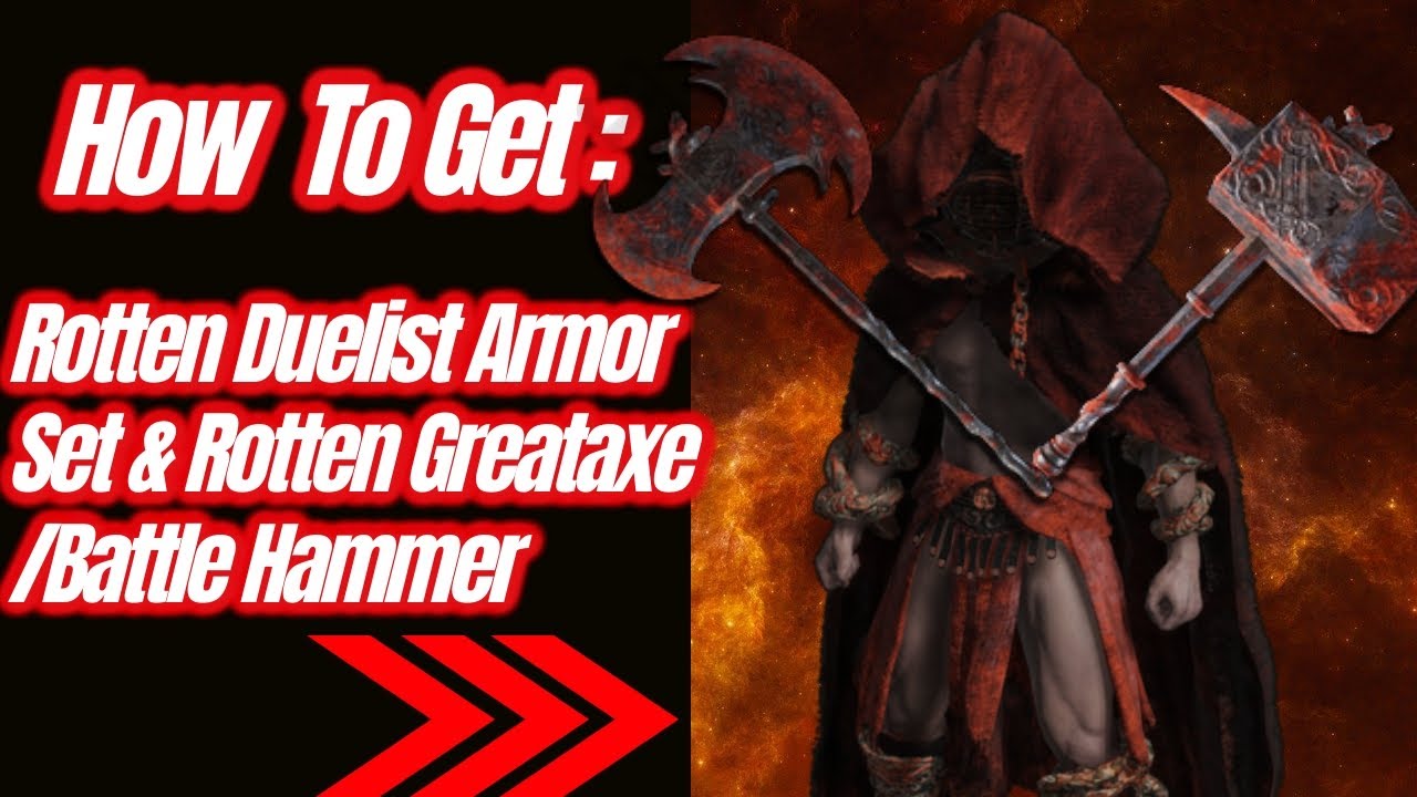 ELDEN RINGRotten Duelist Armor Set Location and Dungeon Guide YouTube