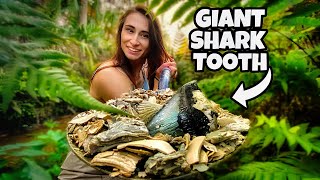 Exploring the Ancient Ocean Floor for Shark Teeth and CRYSTALS! | Fossil Hunting in Florida