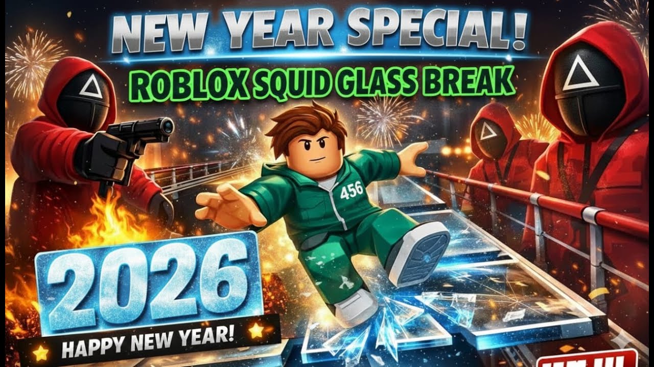 👉ONE WRONG STEP = GAME OVER 💀 - ROBLOX SQUID GLASS BRIDGE DAY - 12