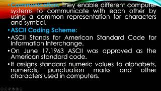 Common Coding Schemes| ASCII & Unicode | Uses | Computer Science Lecture Class 10 FBISE