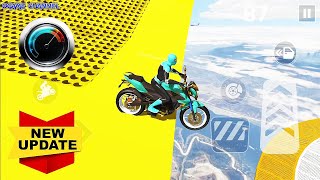 Bike Racing GT Spider Moto - Superhero Motorcycle Stunts Driver Games / Android GamePlay screenshot 2