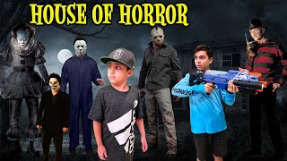 HOUSE OF HORROR | SCARY HOUSE with VILLAINS | D&D SQUAD