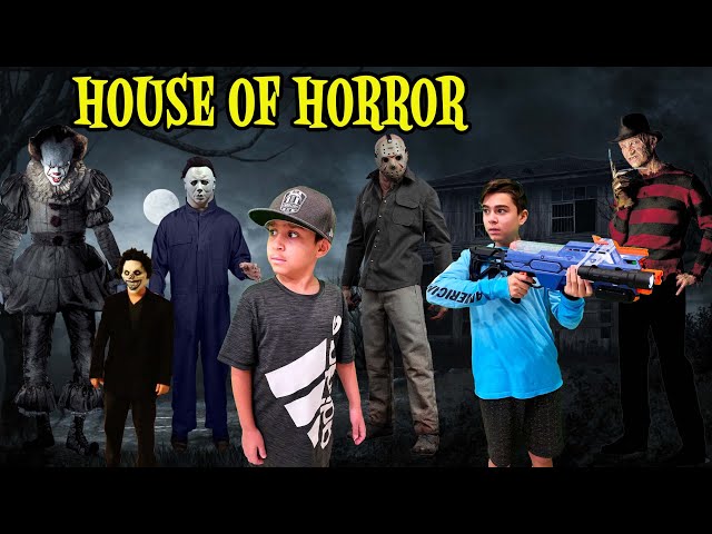 HOUSE OF HORROR | SCARY HOUSE with VILLAINS | D&D SQUAD class=