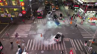 Squeeze Team Times Square Takeover Drone Pov
